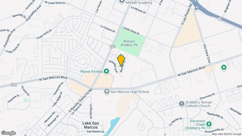 647 Beverly Pl Map and Location Details