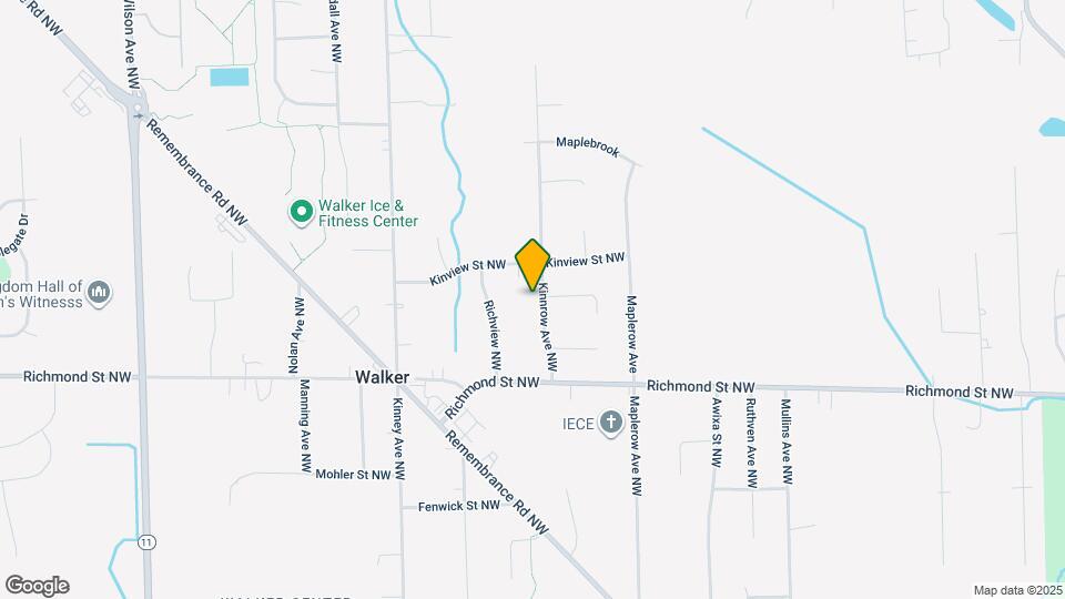 2131 Kinnrow Ave NW Map and Location Details