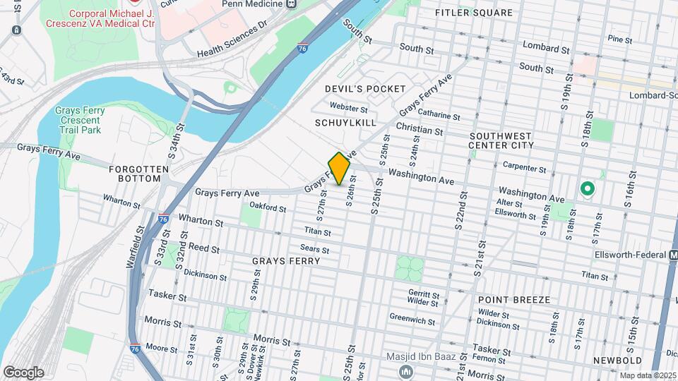 2622 Ellsworth St Map and Location Details