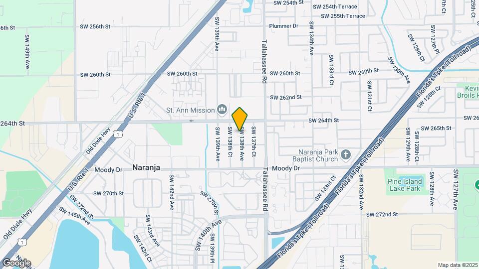26500 SW 138th Ave Map and Location Details