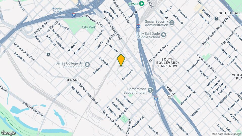 1813 Clarence St Map and Location Details