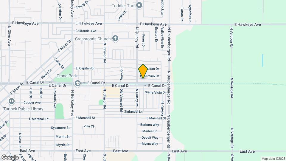 2481 E Canal Dr Map and Location Details