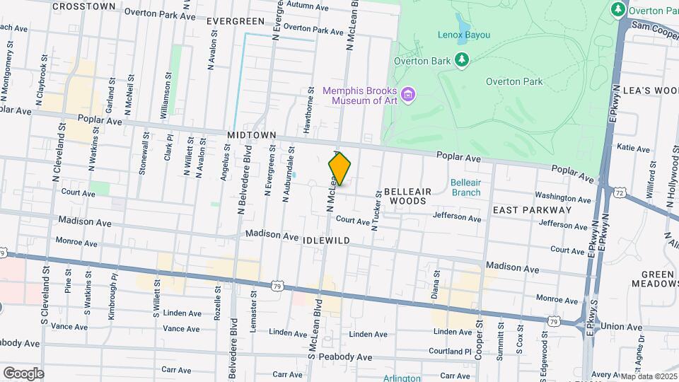 1850 Jefferson Ave Mapa y Detalles de la Ubicación