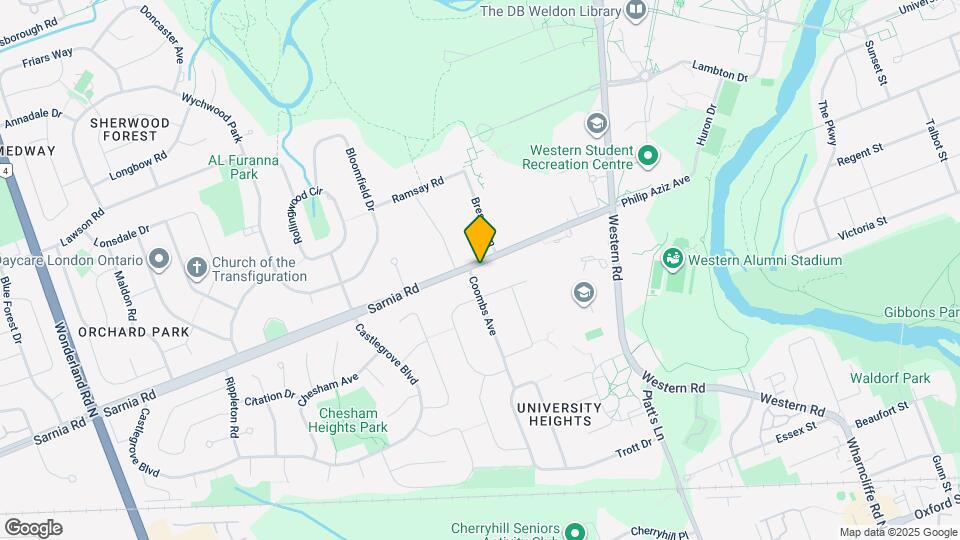 270 Sarnia Rd Map and Location Details