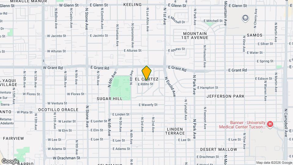 2201 N Los Altos Ave Map and Location Details