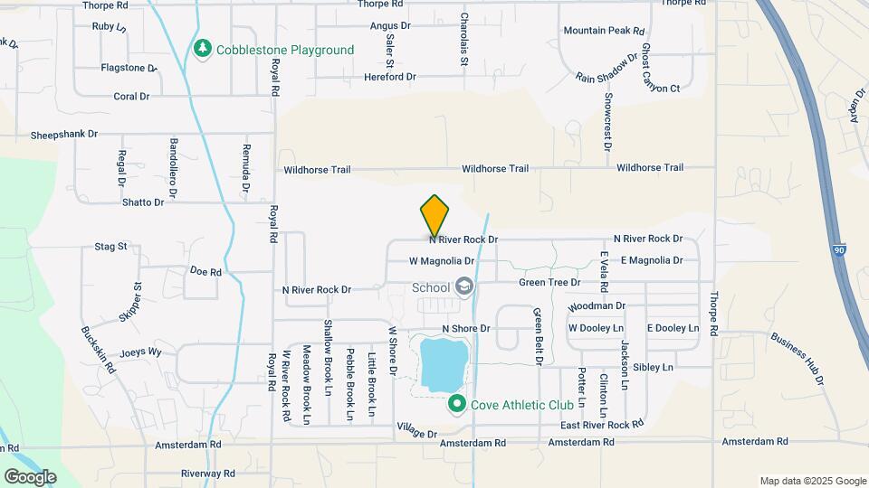 468 N River Rock Dr Map and Location Details