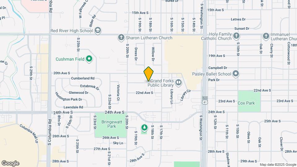 1815 21st Ave S Map and Location Details