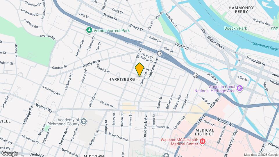 1824 Watkins St Mapa y Detalles de la Ubicación