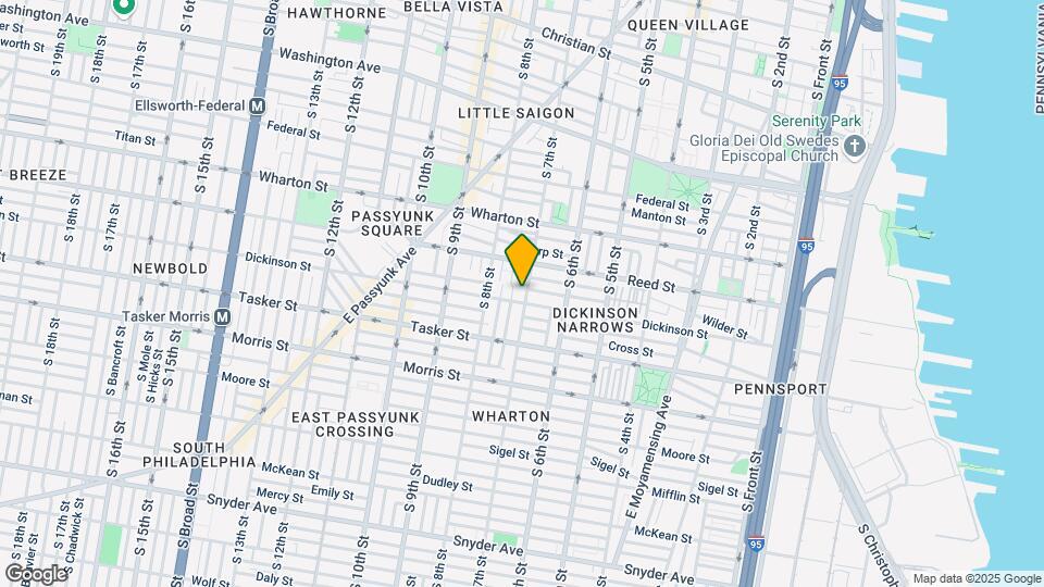 1444 S 7th St Map and Location Details