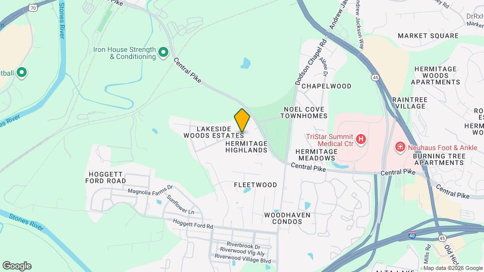 3320 Lakeside Pl Map and Location Details