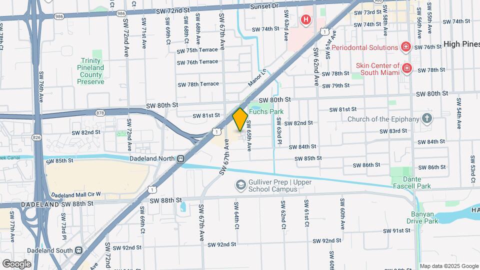 8380 SW 65th Ave Map and Location Details