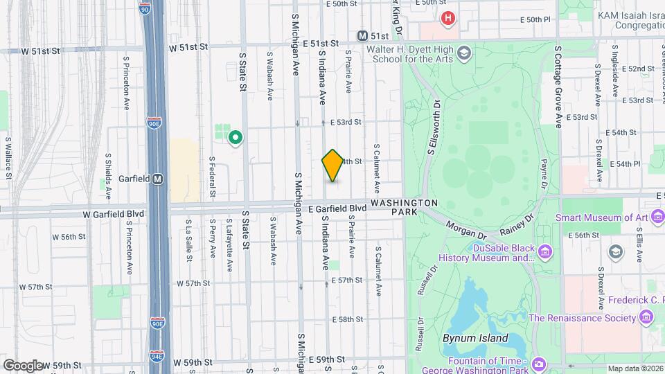 5439 S Indiana Ave Map and Location Details