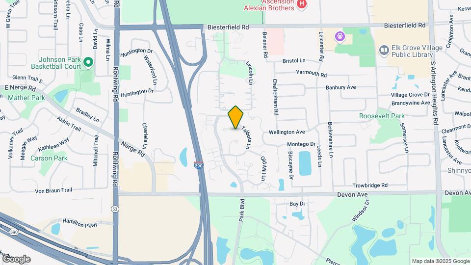 809 Spring Creek Ct Map and Location Details