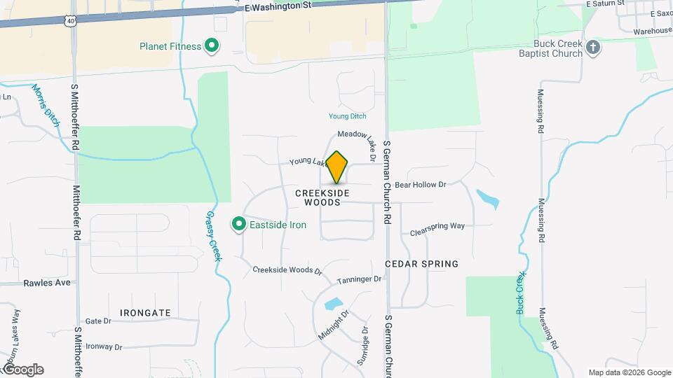 10823 Green Meadow Pl Map and Location Details