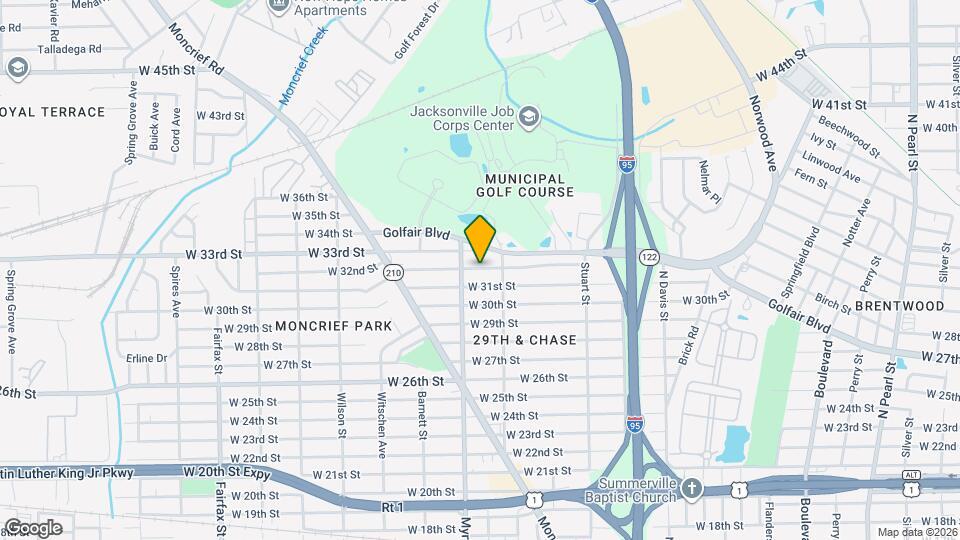 1276 W 32nd St Map and Location Details