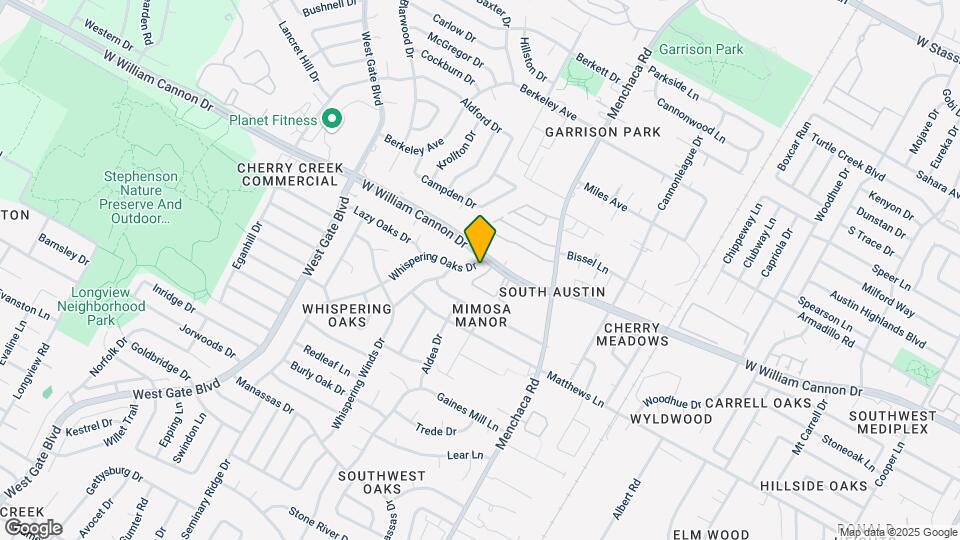 6903 Whispering Oaks Dr Map and Location Details