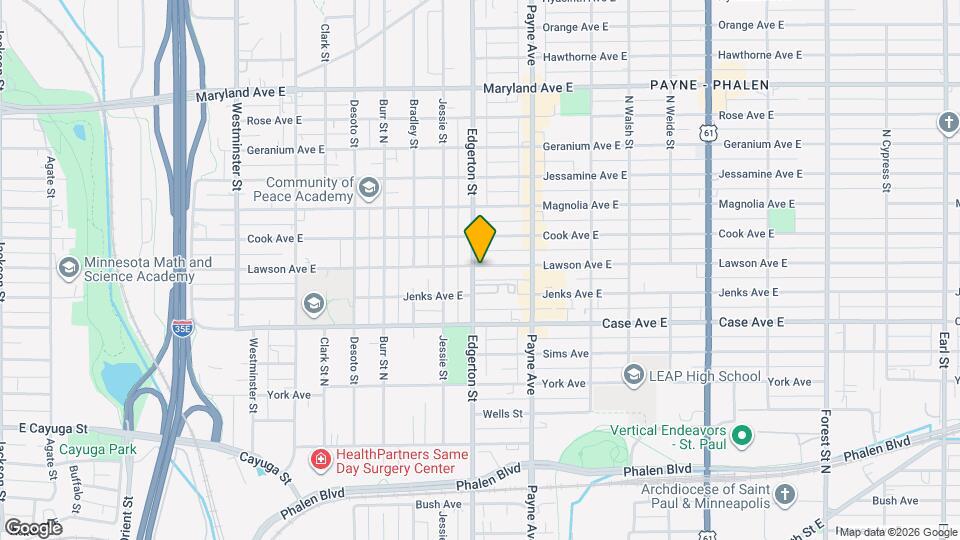 1020 Edgerton St Mapa y Detalles de la Ubicación