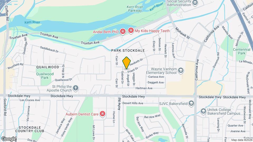 6212 Friant Dr Map and Location Details