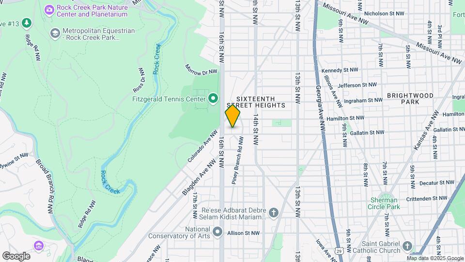 1509 Gallatin St NW Map and Location Details