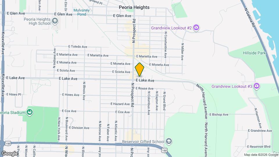 1319 E Lake Ave Mapa y Detalles de la Ubicación