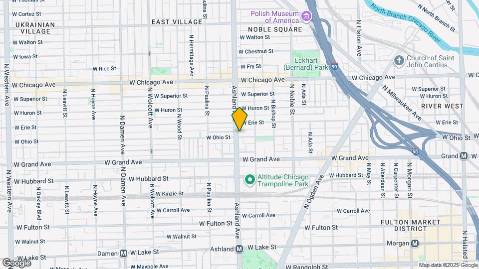 1532 W Ohio St Map and Location Details