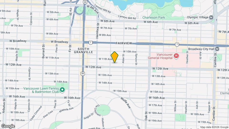 1265 12th Av W Map and Location Details