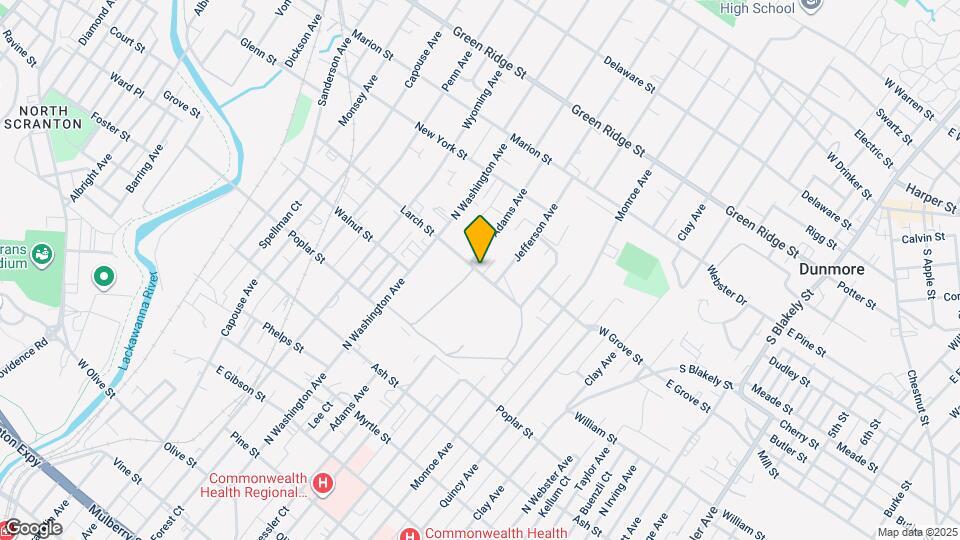 605 Larch St Map and Location Details