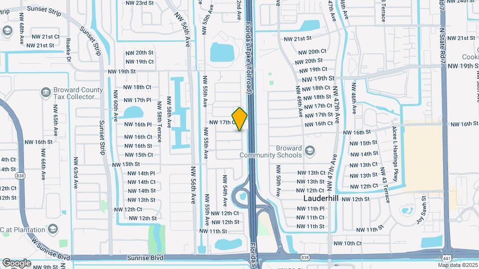 5200 NW 17th St Map and Location Details