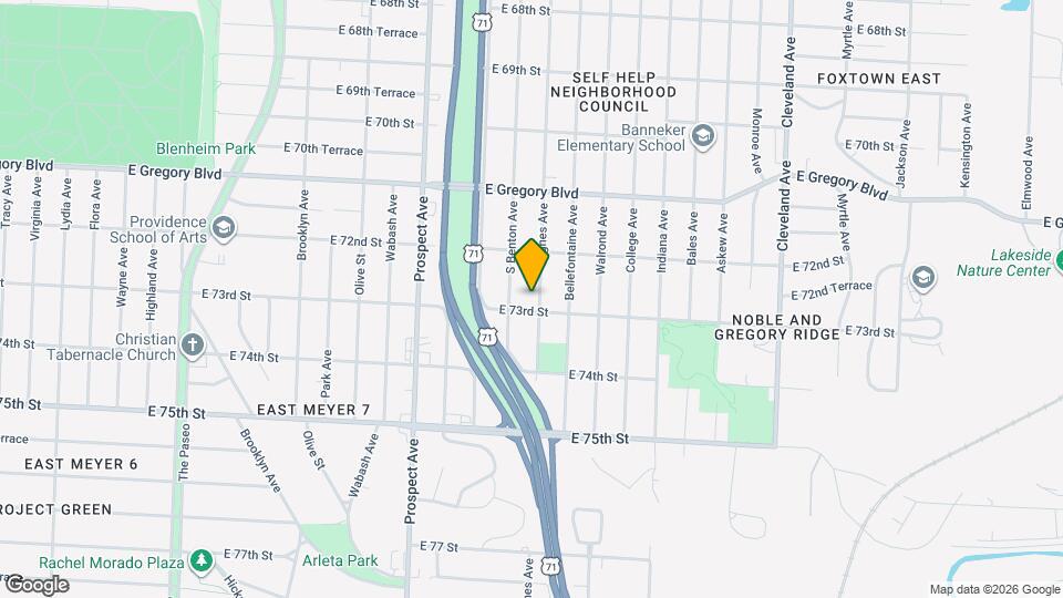 7240 Agnes Ave Map and Location Details