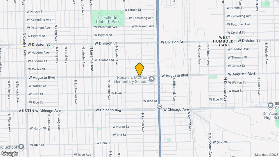 4905 W Augusta Blvd, Unit 1 Mapa y Detalles de la Ubicación