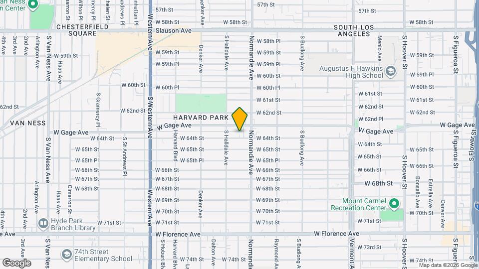 1429 W 64th St, Unit 1429 Mapa y Detalles de la Ubicación