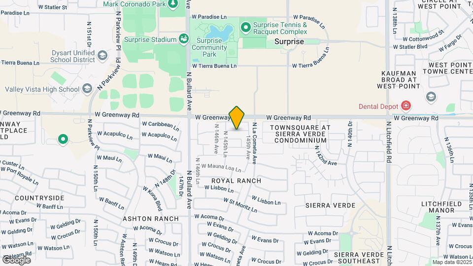 14555 W Acapulco Ln Map and Location Details