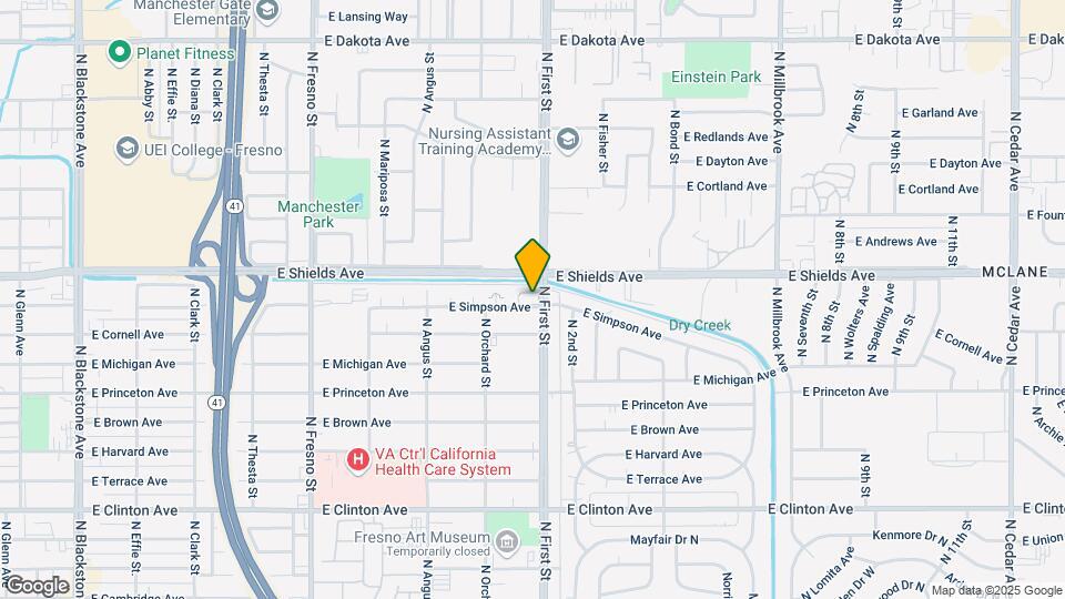 3087 E Simpson Ave Map and Location Details