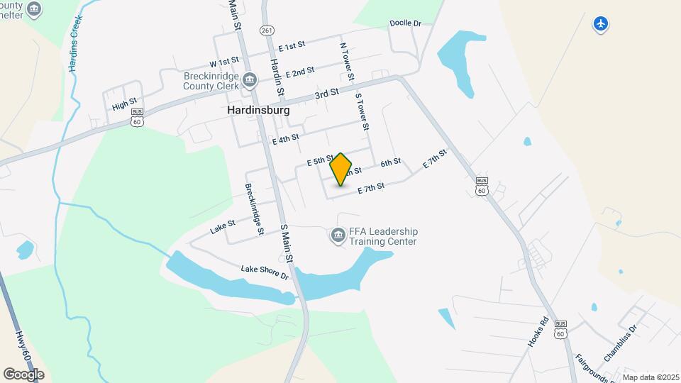 403 E 7th St Map and Location Details