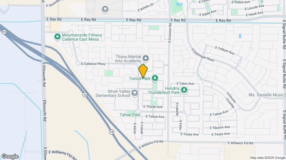 9823 E Tupelo Ave Map and Location Details