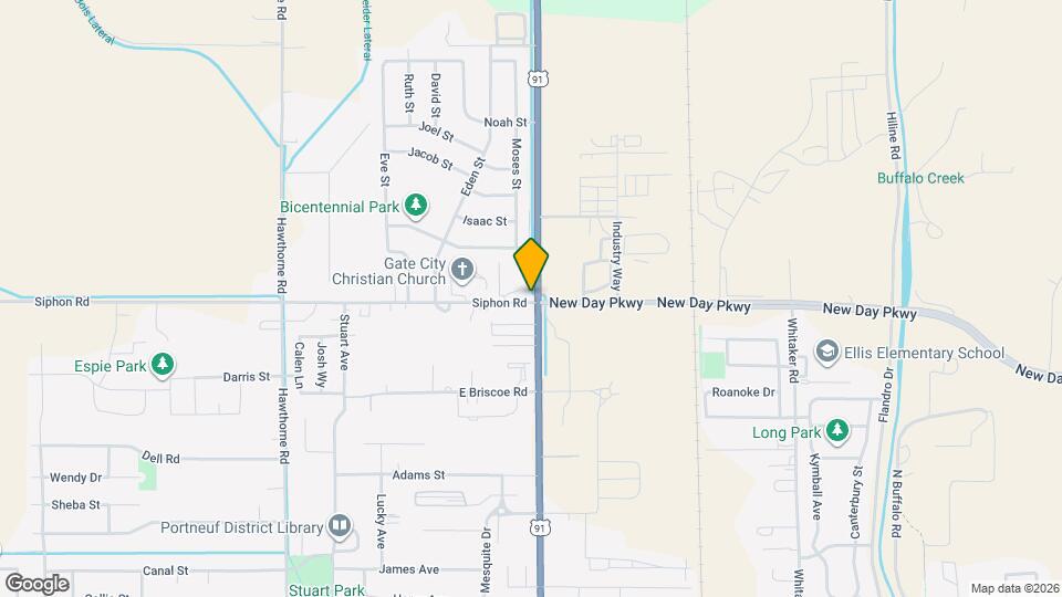 110 W Siphon Rd Map and Location Details