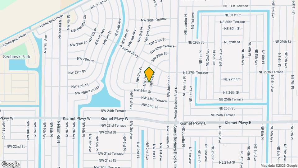 2616 NW 1st Pl Mapa y Detalles de la Ubicación