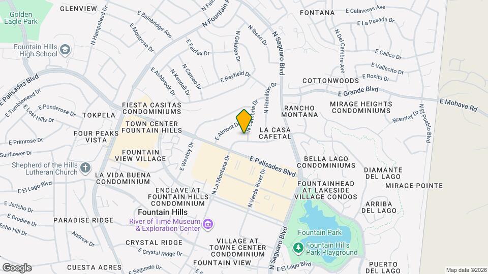 13600 N Cambria Dr Mapa y Detalles de la Ubicación