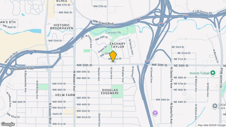 605 NW 50th St Map and Location Details