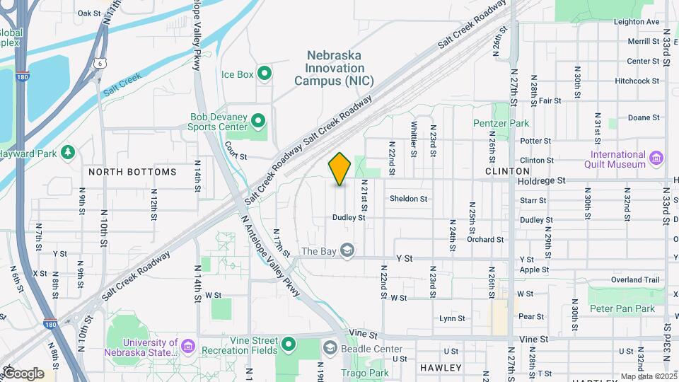 1427 N. 20th Street Map and Location Details