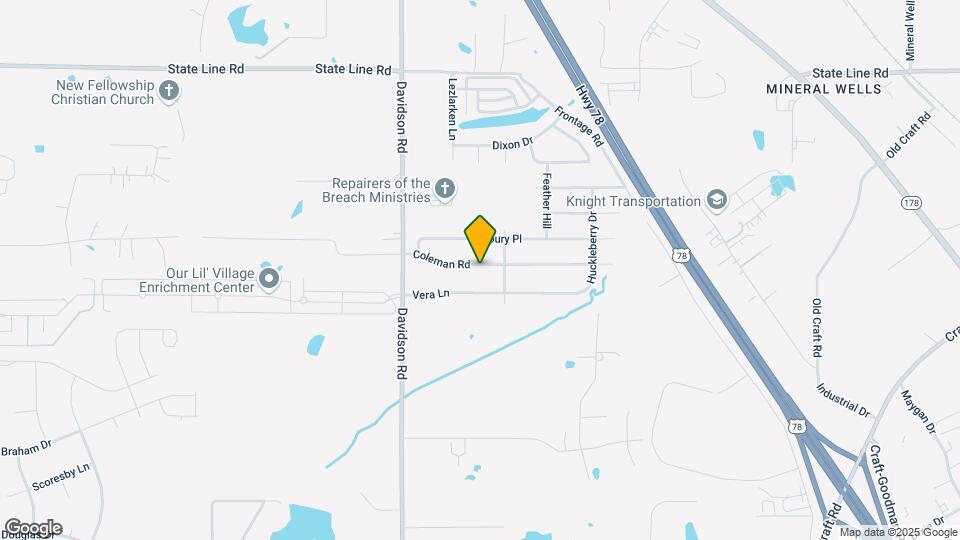 6159 Coleman Rd Map and Location Details