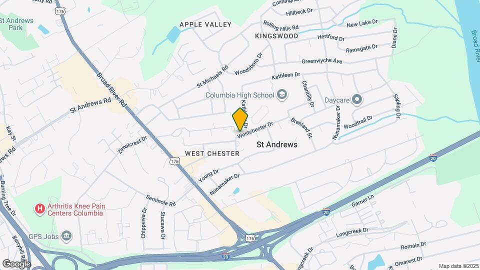1603 Westchester Dr Map and Location Details