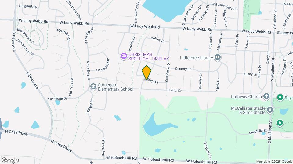 1109 Carlisle Dr Map and Location Details