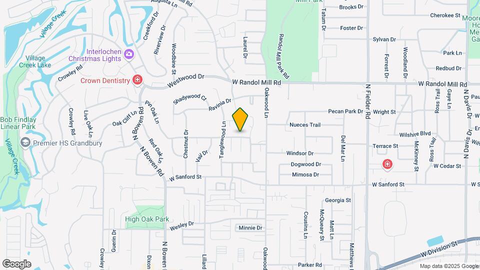 2107 Pin Oak Ln Map and Location Details