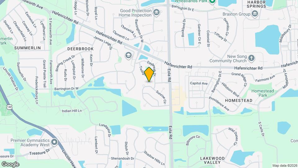 2165 Sunrise Cir Map and Location Details