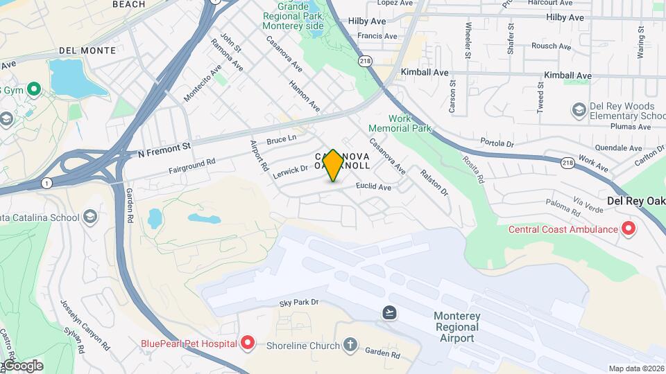 751 Airport Rd Map and Location Details