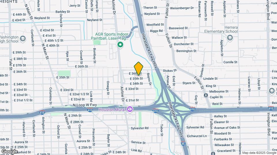 1407 E 35th St Map and Location Details
