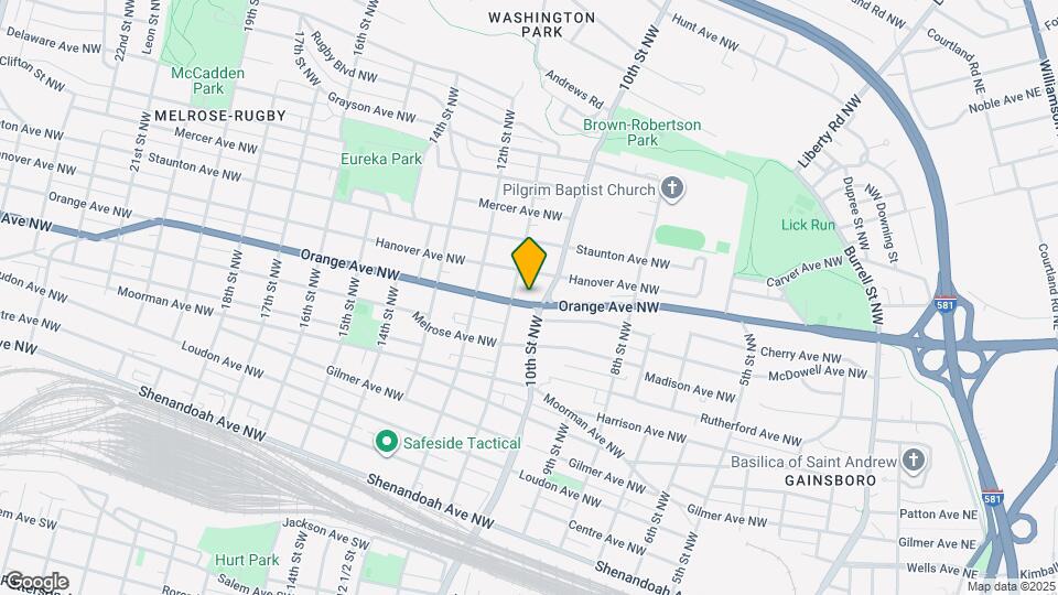 1021 Orange Ave NW Map and Location Details