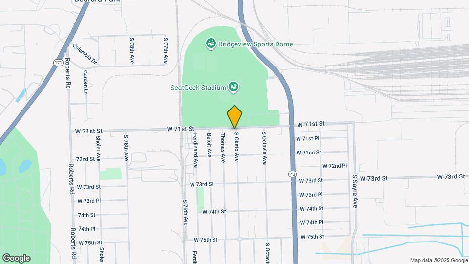 7403 W 71st St Map and Location Details