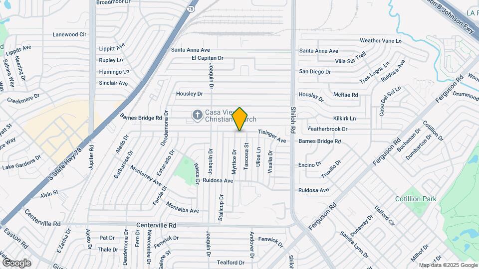 2508 Tisinger Ave Map and Location Details